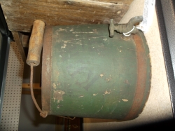 Kerosene Bucket in Old Green Paint