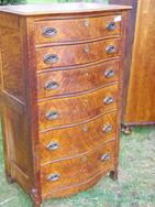 Birds Eye Maple 6 drawer Lingerie Chest, stripped and refinished