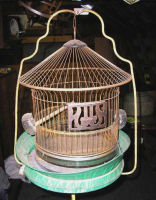 Vintage Birdcage and Stand