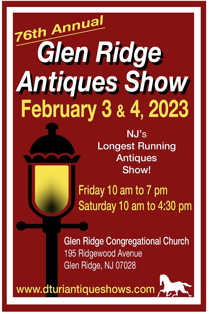 Visit Stonehouse Antiques at the Glen Ridge Antiques Show on February 3 & 4, 2023