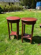 Pair of Round Side Tables