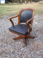 Oak Desk Chair with Arms