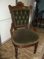 Eastlake Period Tufted Side Chair