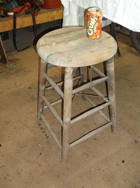 Rustic Wooden Stool