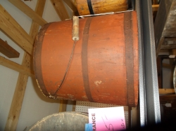 Early Firkin in Old Red Paint 
