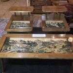 Set Black Forest Mid Century Tables