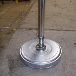 Silverplate Torchiere Lamp 