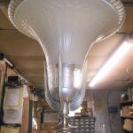 Silverplate Torchiere Lamp 